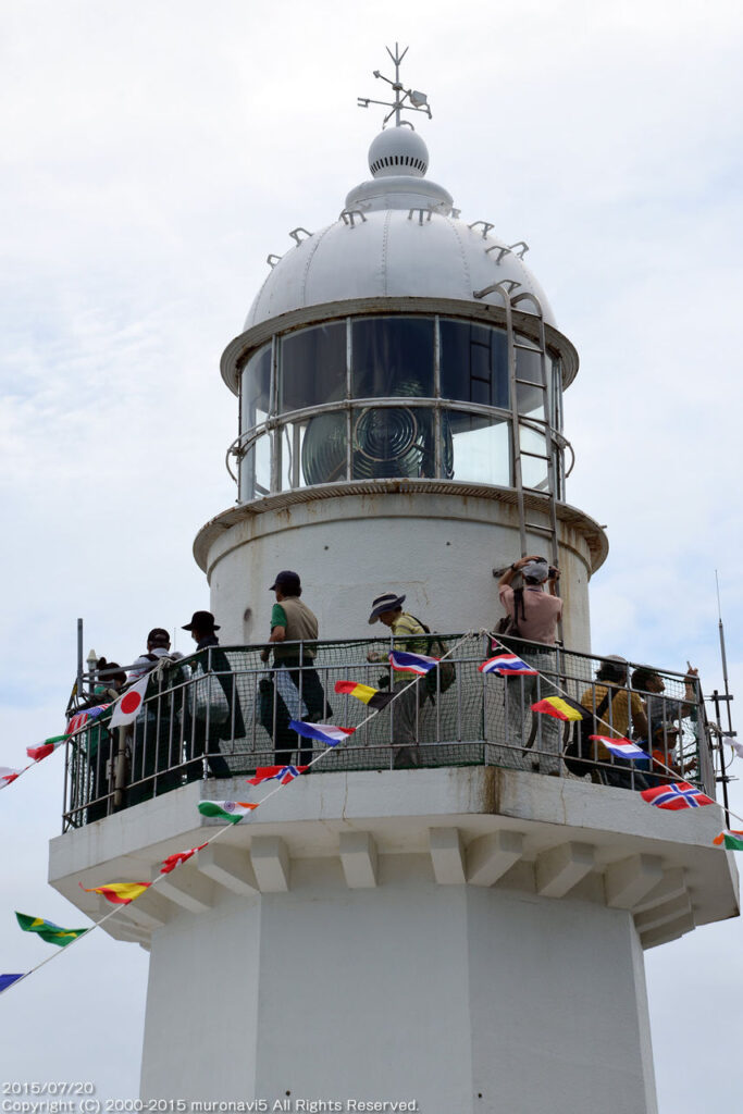 At the top, Cape Chikyu Lighthouse チキウ岬灯台
