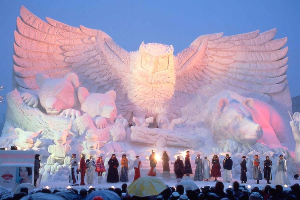 Sapporo Snow Festival Snow Sculptures