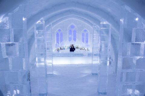 Lake Shikaribetsu ice bar