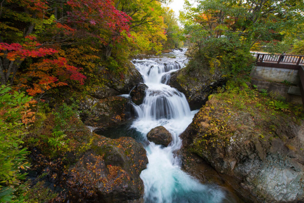 Sangaitaki Park Waterfall 三階滝公園 〒052-0303 北海道伊達市大滝区三階滝町