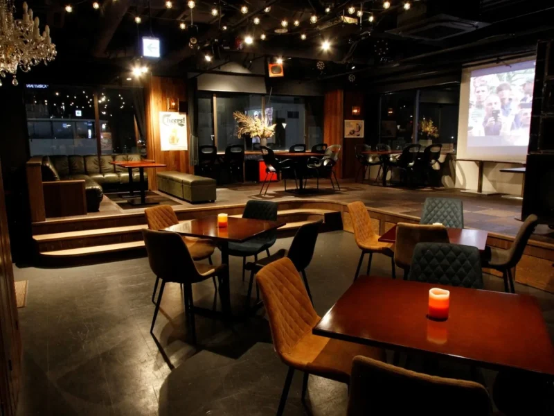 Dining Bar Flower Rock