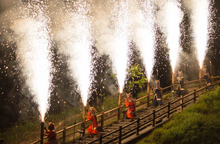 Demon Fireworks of Noboribetsu