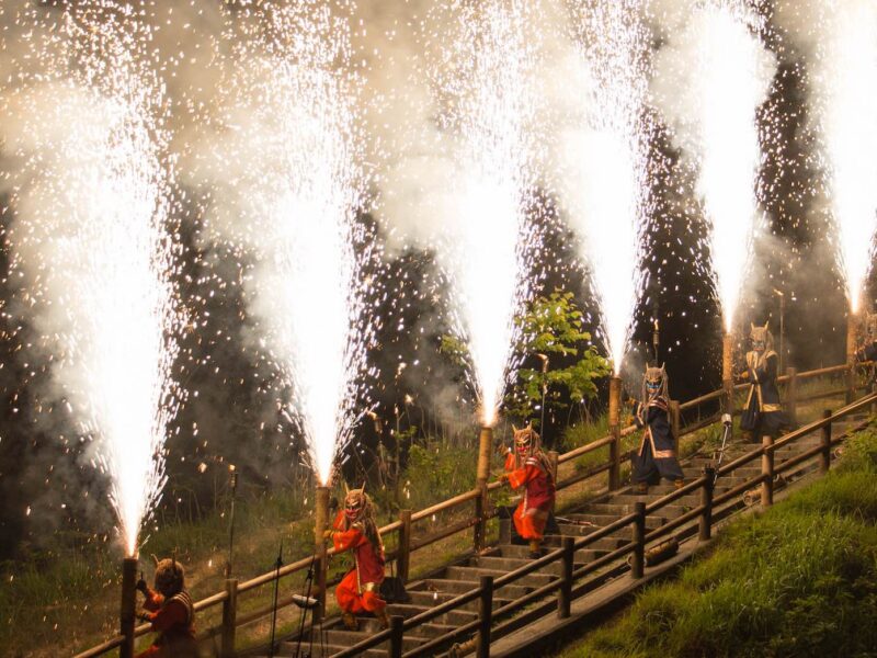 Demon Fireworks of Noboribetsu