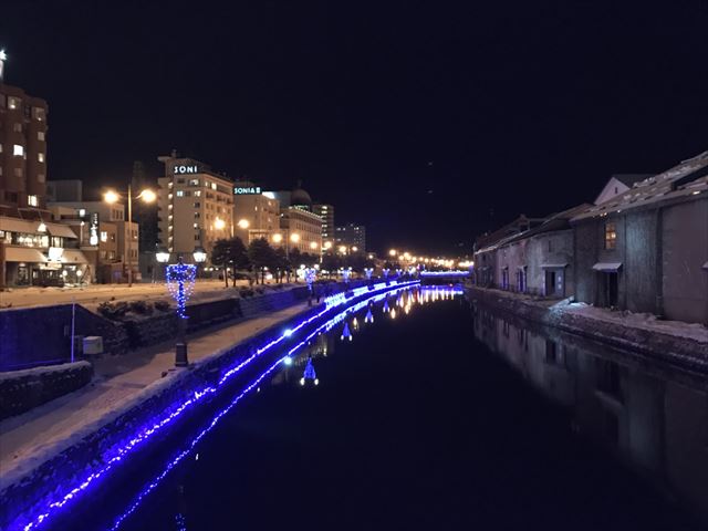 hokkaido otaru snow story 01_R blue canal