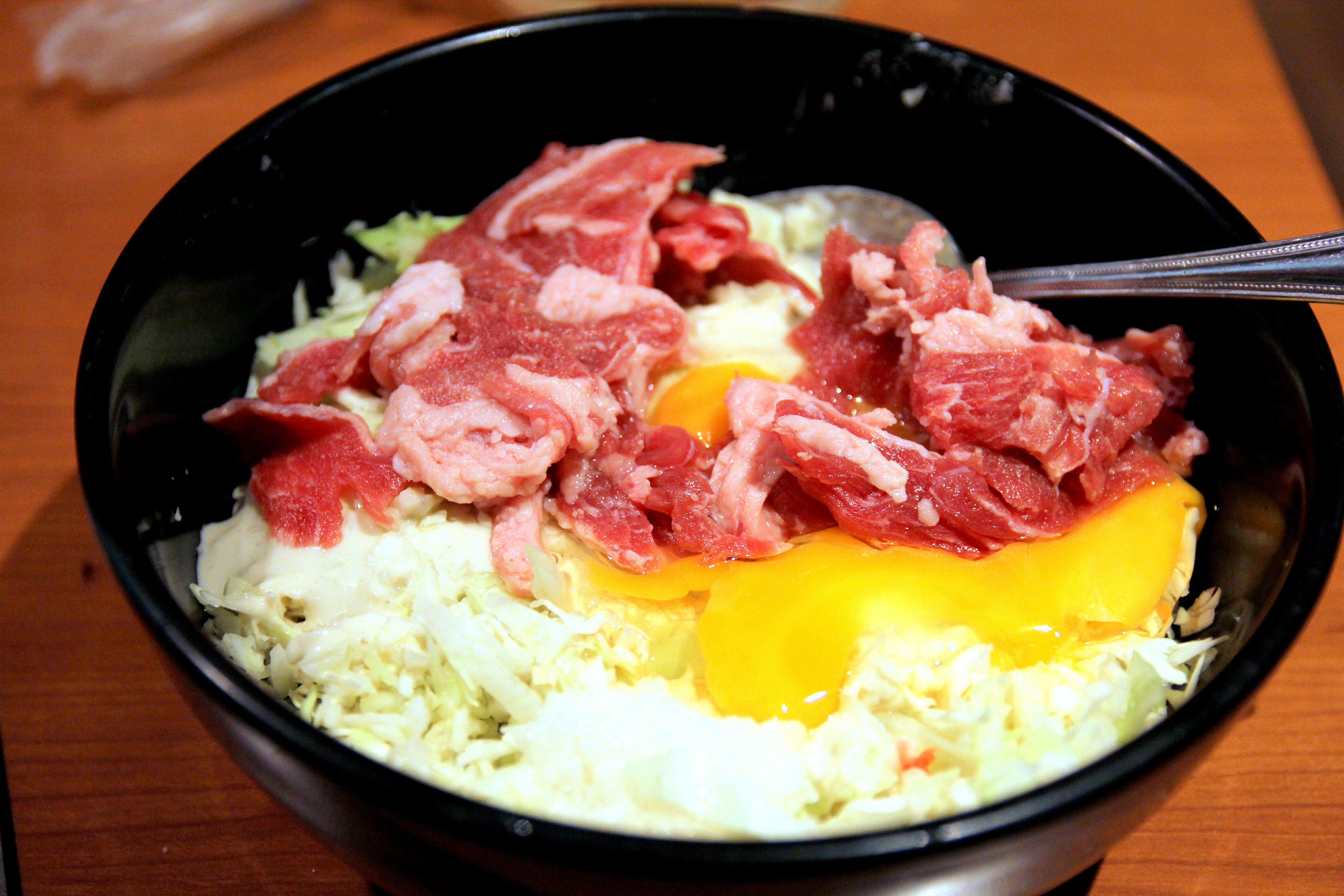Okonomiyaki with Australian Lamb (¥853)